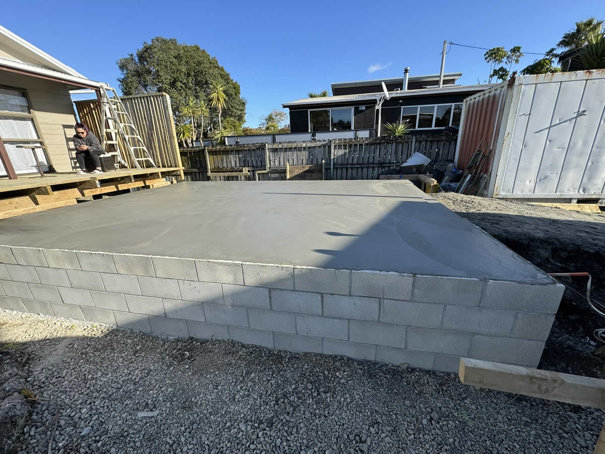 Concrete and retaining preparation