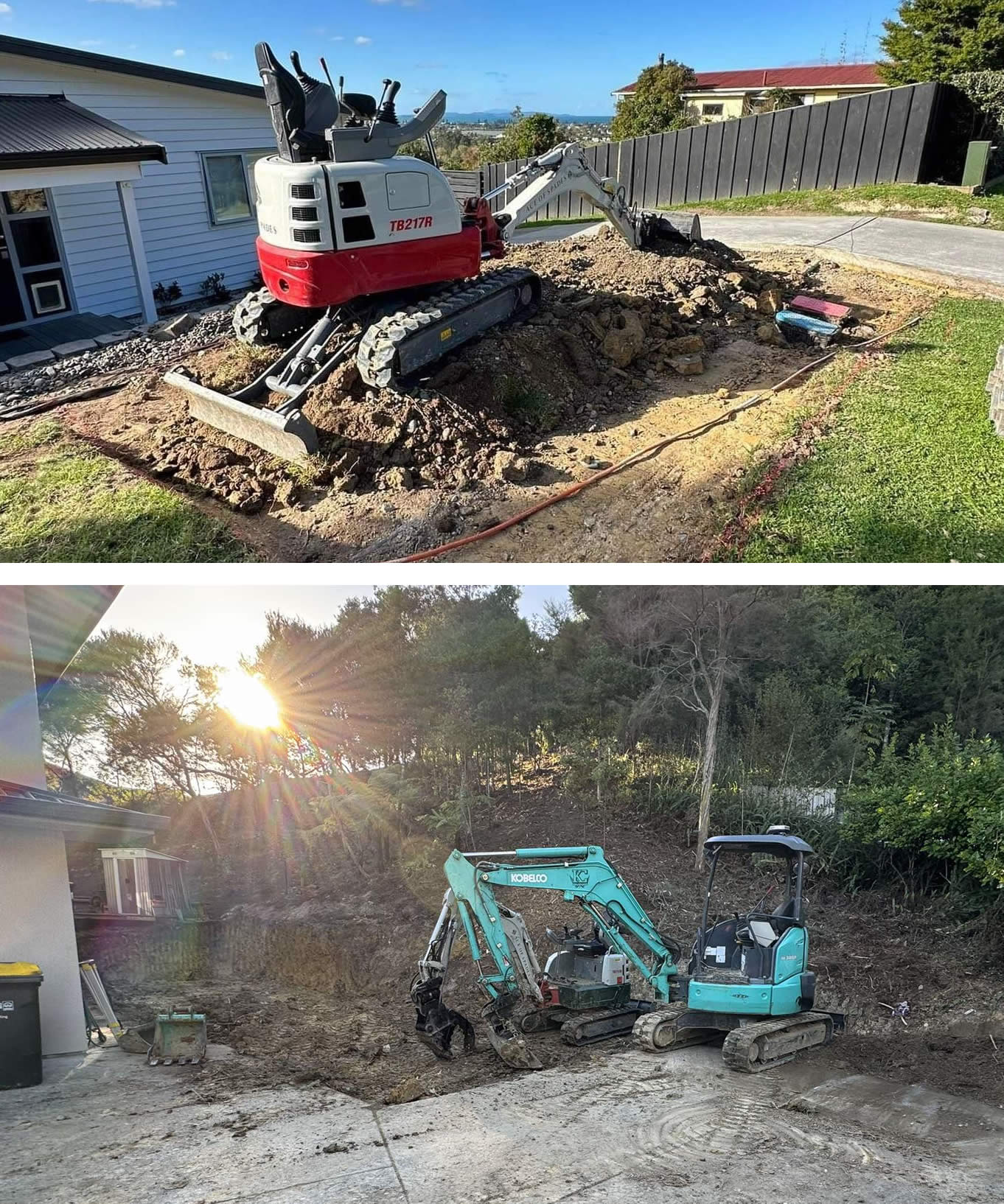 Earthworks excavation project