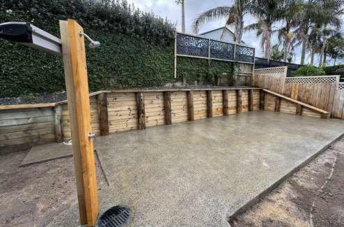 Retaining wall project